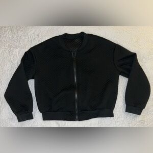 Women’s black crop jacket
